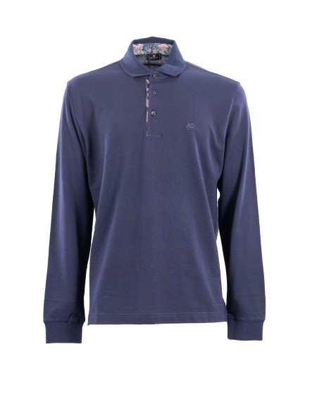 Shop ETRO  Polo: Etro polo con pegaso ricamato.
Vestibilità regolare.
Maniche lunghe.
Composizione: 100% cotone.
Made in Italy.. 0013 AC268-B0387